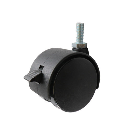 EHI - 50mm Hooded 5/16 Stem Brake Furniture Castor | F15W75G50