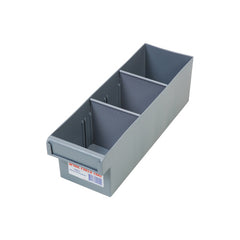 EHI - 100x100x300mm Spare Parts Tray With 2 Removeable Dividers Grey | F1H-001