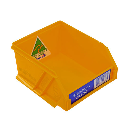 EHI - *Full Ctn Only* Stor-pak Bin 5 Orange | F1H-060O