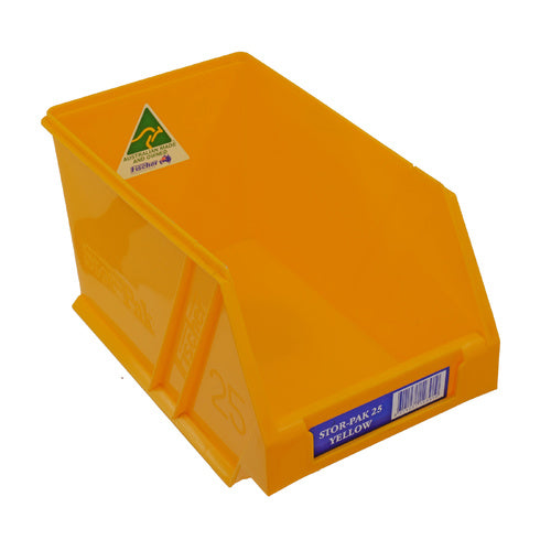 EHI - *Full Ctn Only* Stor-pak Bin 25 Orange | F1H-062O