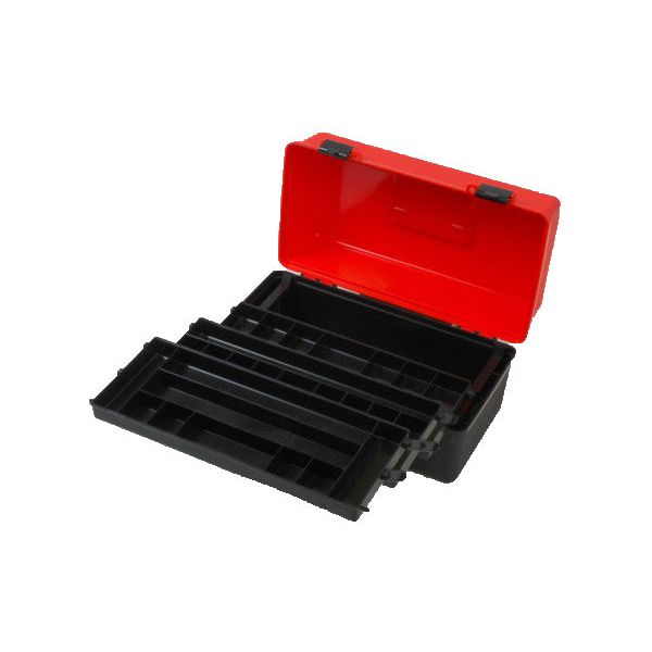 EHI - *Full Ctn Only* 6 Tray Tool Box (465mm) Red/black | F1H-108RB