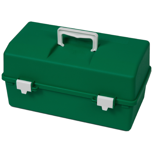 EHI - *Full Ctn Only* 2 Tray First Aid Box (400mm) Green | F1H-145