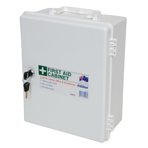 EHI - *Full Ctn Only* Small First Aid Box (lock Latch) White | F1H-164L