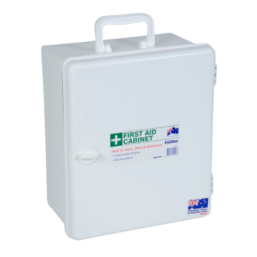EHI - *Full Ctn Only* Medium First Aid Cabinet (knob Latch) White | F1H-167KN