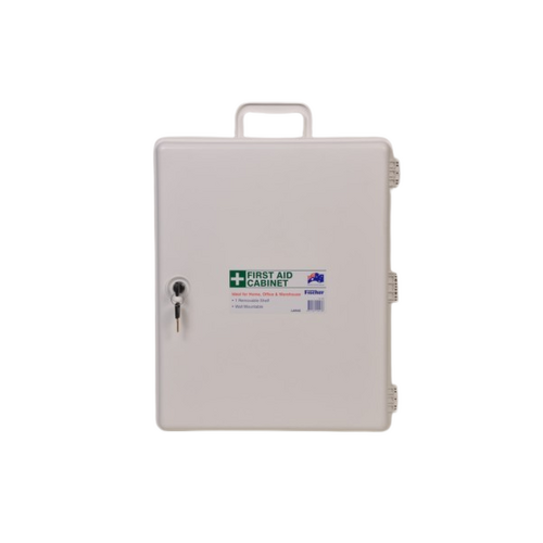 EHI - *Full Ctn Only* Large First Aid Cabinet (lock Latch) White | F1H-168L