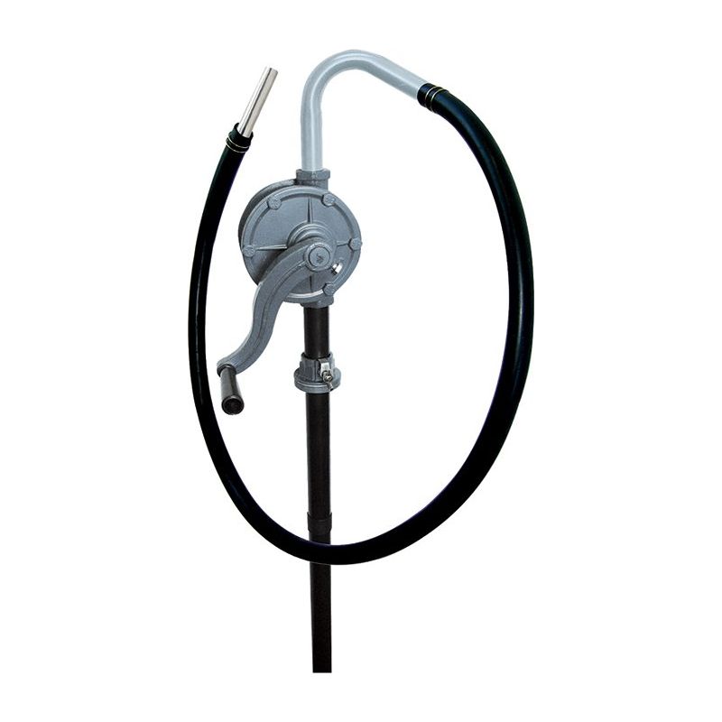 Alemlube - El Series Rotary Drum Pump With Cast Alloy Body And Hose With Spout, 15 L/Min | F20050N