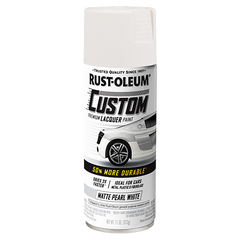 Rust-Oleum  - Custom Lacquer Matt Pearl White - Spray 311g | 376136