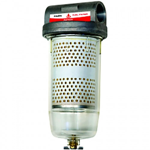 Alemlube - 1" Diesel Filter With Clear Plastic Bowl, 100L/Min, 10ΜM | FA2