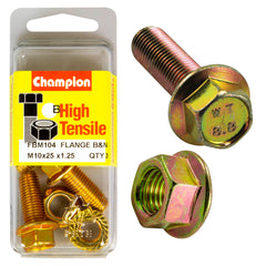 Champion - Hex Flange Bolts & Nuts - High Tensile - X 25 1.25mm - 14af - Grade 8.8 | FBM104