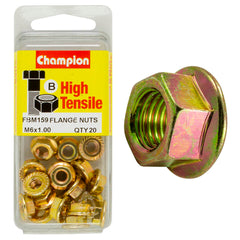 Champion - HEX NUTS - FLANGED - M6 x 1.00mm | FBM159