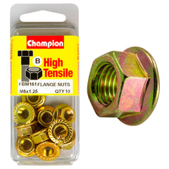 Champion - HEX NUTS - FLANGED - M8 x 1.25mm | FBM161