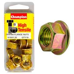 Champion - HEX NUTS - FLANGED - M10 x 1.25mm | FBM164