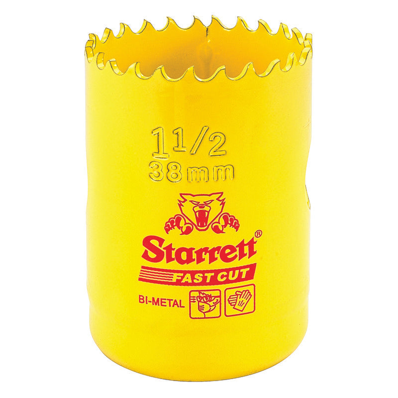 Starrett - FCH Bi-Metal Fast Cut Holesaw 38mm (1.1/2inch) | FCH0112