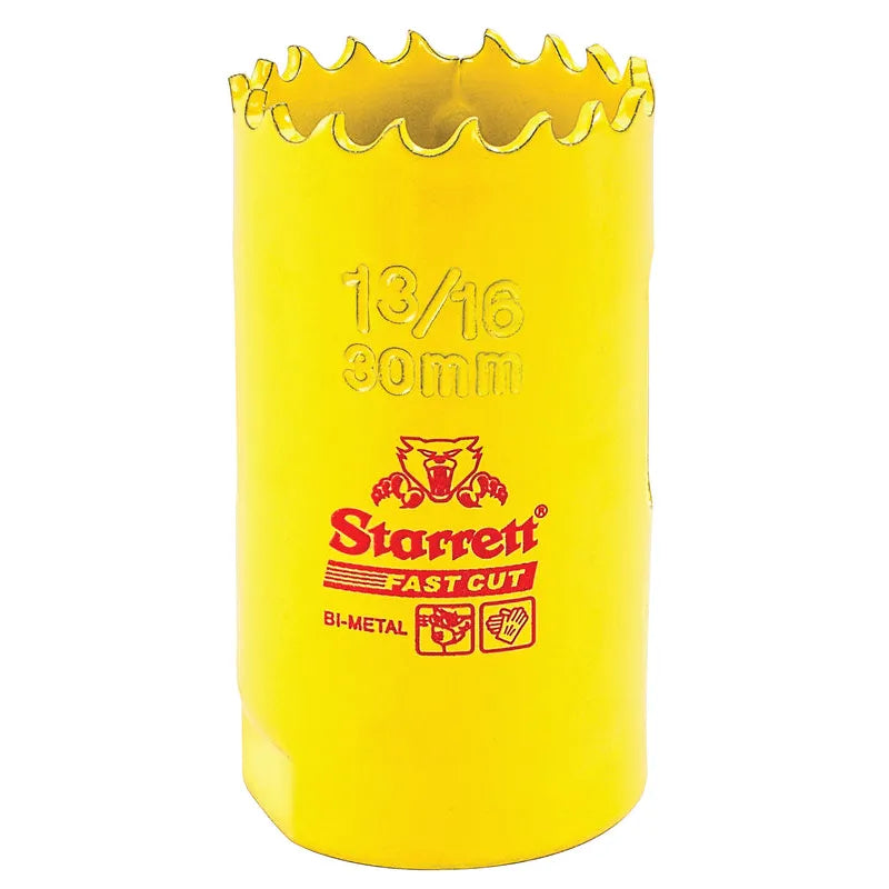 Starrett - FCH Bi-Metal Fast Cut Holesaw 30mm (1.3/16inch) | FCH0136