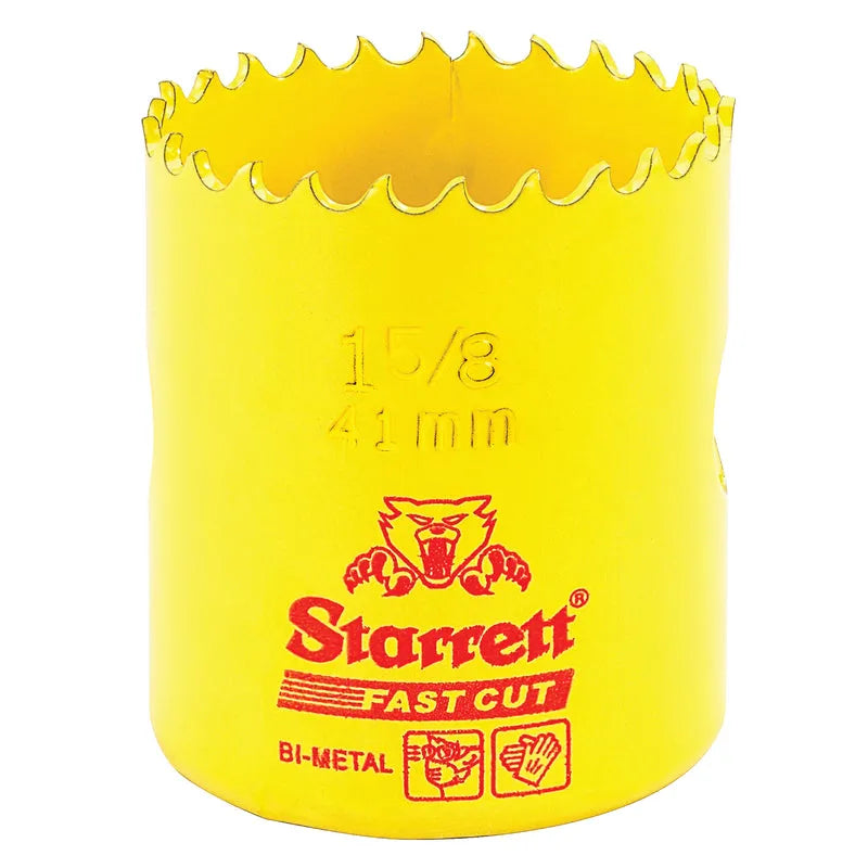 Starrett - FCH Bi-Metal Fast Cut Holesaw 41mm (1.5/8inch) | FCH0158