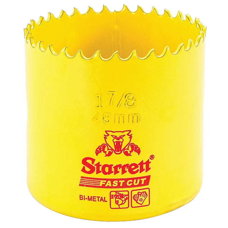 Starrett - FCH Bi-Metal Fast Cut Holesaw 48mm (1.7/8inch) | FCH0178