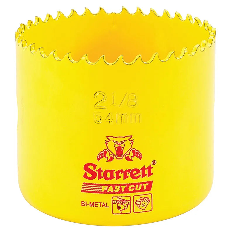 Starrett - FCH Bi-Metal Fast Cut Holesaw 54mm (2.1/8inch) | FCH0218