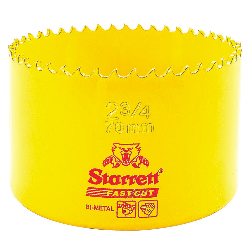 Starrett - FCH Bi-Metal Fast Cut Holesaw 70mm (2.3/4inch) | FCH0234