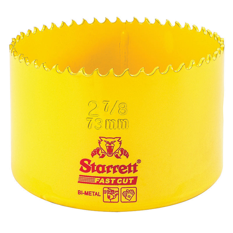 Starrett - FCH Bi-Metal Fast Cut Holesaw 73mm (2.7/8inch) | FCH0278