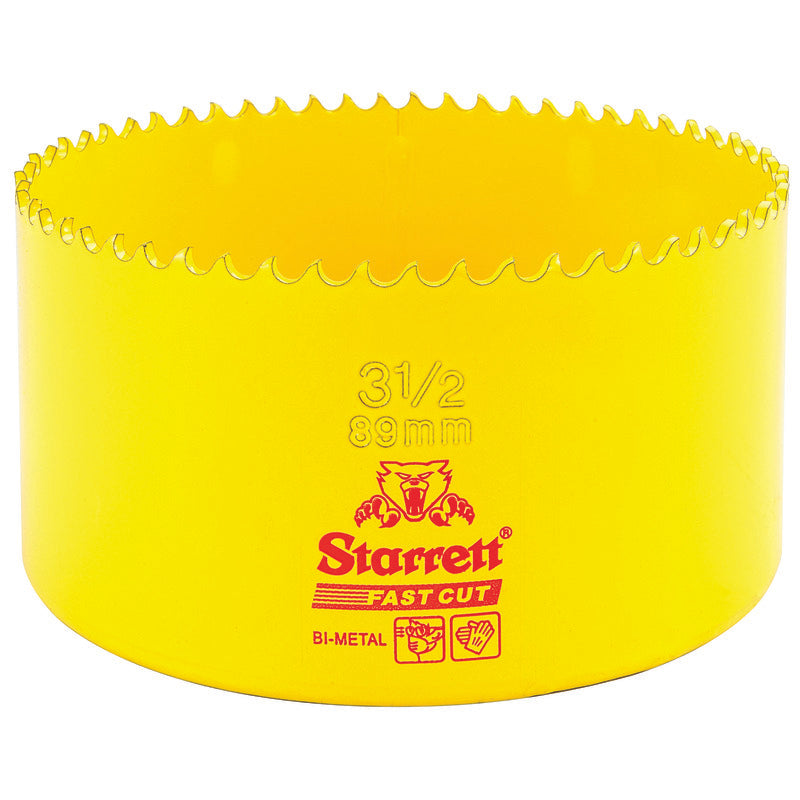 Starrett - FCH Bi-Metal Fast Cut Holesaw 89mm (3.1/2inch) | FCH0312