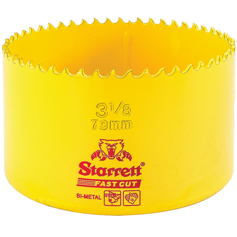 Starrett - FCH Bi-Metal Fast Cut Holesaw 79mm (3.1/8inch) | FCH0318