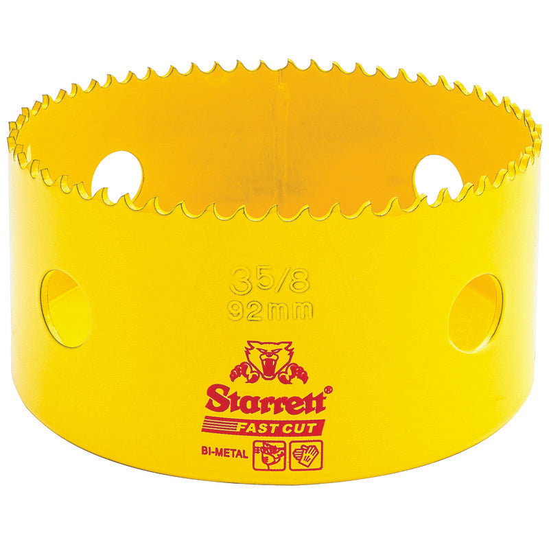 Starrett - FCH Bi-Metal Fast Cut Holesaw 92mm (3.5/8inch) | FCH0358