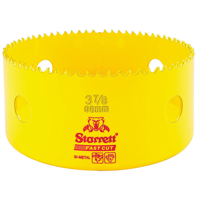 Starrett - FCH Bi-Metal Fast Cut Holesaw 98mm (3.7/8inch) | FCH0378