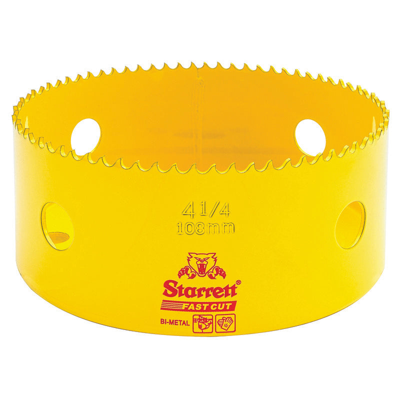 Starrett - FCH Bi-Metal Fast Cut Holesaw 108mm (4.1/4inch) | FCH0414