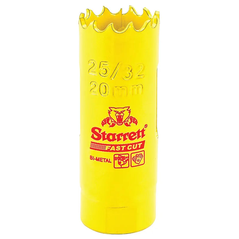 Starrett - FCH Bi-Metal Fast Cut Holesaw 20mm (25/32inch) | FCH2532