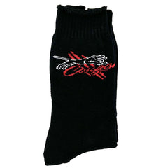 Maxisafe Cotton Terry Towel Socks - Black | FCS854