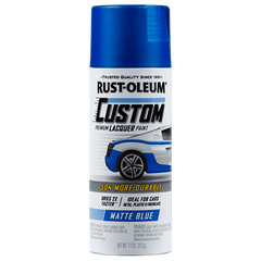 Rust-Oleum  - Custom Lacquer Matt Blue - Spray 311g | 311485