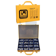 Hobsons - M8 - M12 X 20-50mm Plate Assortment Kit Metric Fine Bolt & Nut M8 M10 - Zinc | FEFK004
