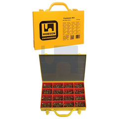Hobsons - 8-10G x 16-25MM ZINC YELLOW PASSIVATE ASSORTMENT KIT SELF-DRILLING SCREW | FK011 (Pack of 1)