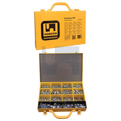 Hobsons - M6 x 12 - 30mm Plate Assortment Kit Master M6 Bolt Nut Washer (set Screw) - Zinc | FEFK020