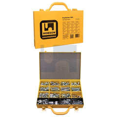 Hobsons - M10 x 16 - 65mm Plate Assortment Kit Master M10 Bolt Nut Washer (set Screw) - Zinc | FEFK022