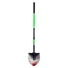 Spear & Jackson - Shovel Round Mouth Trade Long Fibreglass Handle Soft Grip | SJ-FGRMS