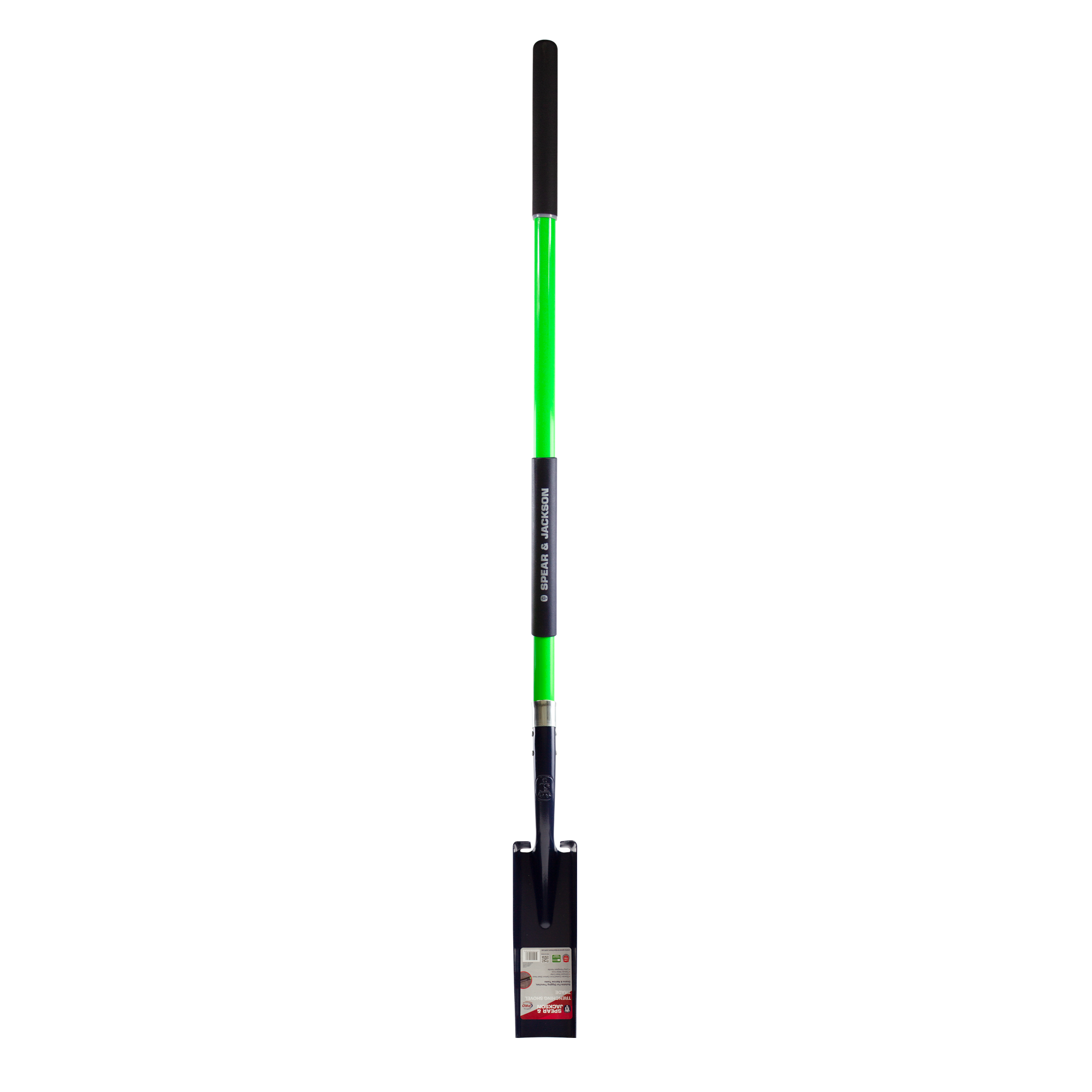 Spear & Jackson - Shovel Trenching Trade Long Fibreglass Handle Soft Grip | SJ-FGTS