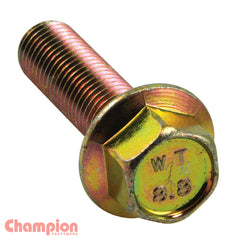 Champion - Hex Flange Set Screws - M10 x 40 1.25mm - 14AF - Grade 8.8 | 961125100040FB