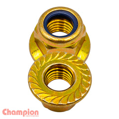 Champion - Hex Flange - Self-Locking Nuts - M12 x 1.75mm - Grade 8.8 | M692612175