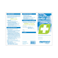 FastAid - Emergency First Aid Information Booklet 50pk | FLB001