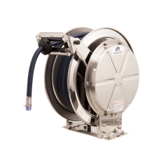 Retracta - Air/Water 1/2" x 20m Hose Reel Stainless Steel | FMATP1220-01-SS