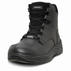 Mack - Boot Force S3 Zip Safety Zip Side Unisex Black Size 11 | MKFORCZS3BBF110