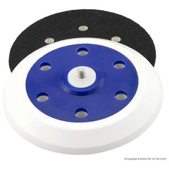 Flexi-Pads - 150mm Dust Free Velcro Pad Externall thread 5/16" | FP32320
