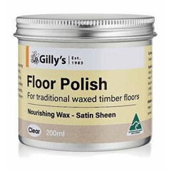 Gillys - Floor Polish Clear 200mL | FP4X200MLCL