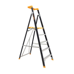 Gorilla - Platform ladder 5 Step (1.45m) Pro-Lite Fibreglass 150kg Industrial | FPL005-PRO