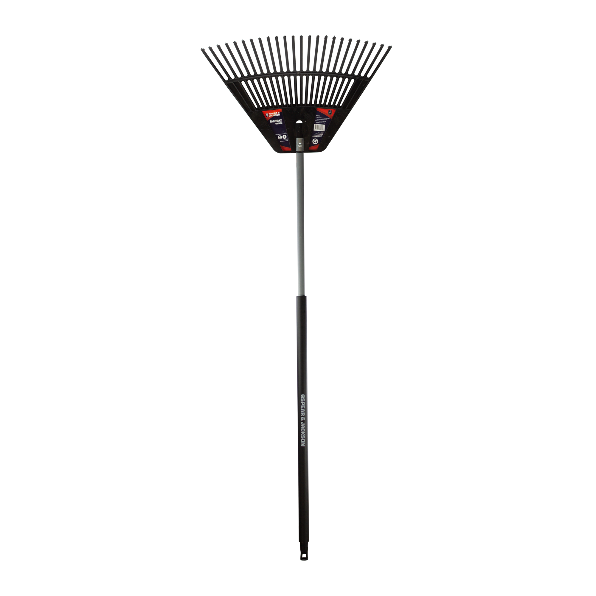 Spear & Jackson - Rake Fan Heavy Duty Flexi Long Soft Grip Aluminium Shaft | SJ-FR1
