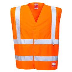 Worksense - FR Antistatic Vest Plain 661564504 Orange Size XL | DDC768083OOR1XL