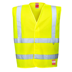 Worksense - FR Antistatic Vest Plain 661565140 Lime Size Medium | DDC768083LLD00M