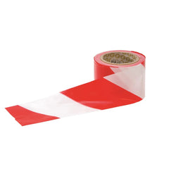 Frontier -  Frontier Safety Tape Red White 100M Roll | 9322297098708