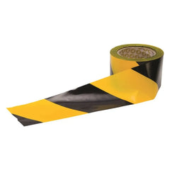 Frontier -  Frontier Safety Tape Yellow Black 100M Roll | 9322297098692